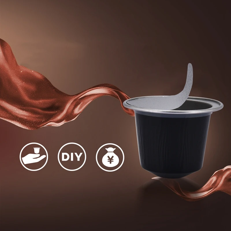 50Sets Refillable Coffee Capsules for Nespresso