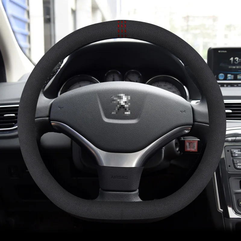 Искусственная замша из коровьей кожи для Peugeot 308 2012-2014 408 508-2011 2016 3008 207 206