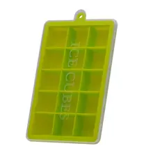 15 отверстий пищевой силиконовый кубик льда плесень виски льда лоток с крышкой квадратной формы DIY льда плесень-20