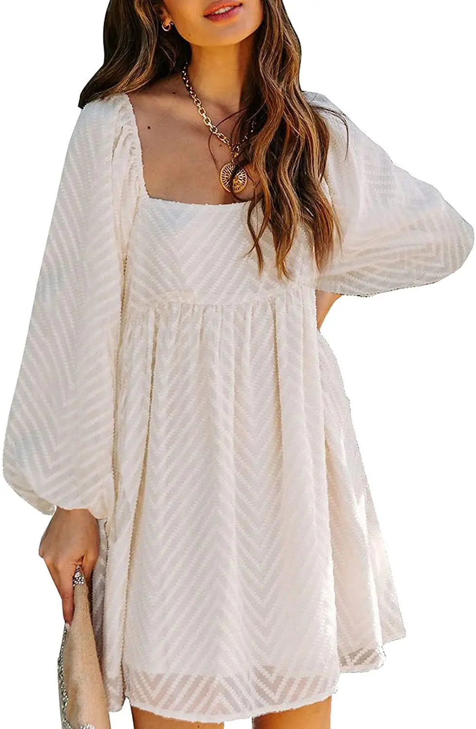 Женское летнее платье с квадратным вырезом, текстурированные шифоновые мини-платья с пышными рукавами, одежда для плавания, накидки