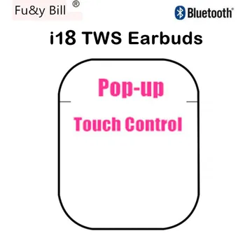 

I18 TWS Bluetooth 5.0 Earphones Earbuds Wireless Headsets 3D Sound Touch Control for IOS Android Smart Phone PK I10 I12 I14 TWS