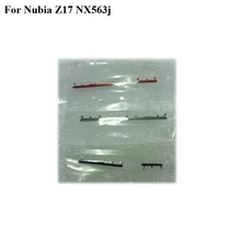 Золотая красная Боковая кнопка для Nubia Z17 nx563j кнопка включения и выключения питания+ Кнопка громкости набор боковых кнопок Замена для Nubia Z17 nx 563j