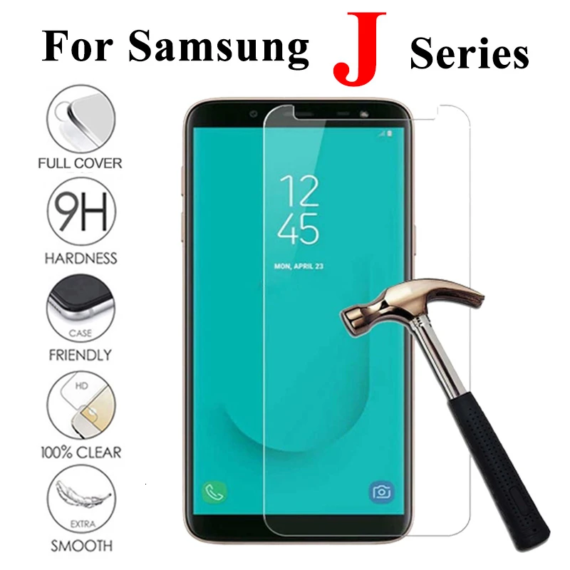10 шт 2.5D Закаленное стекло для samsung Galaxy J2 J4 J6 2018 J7 J8 Plus Pro Защитная пленка