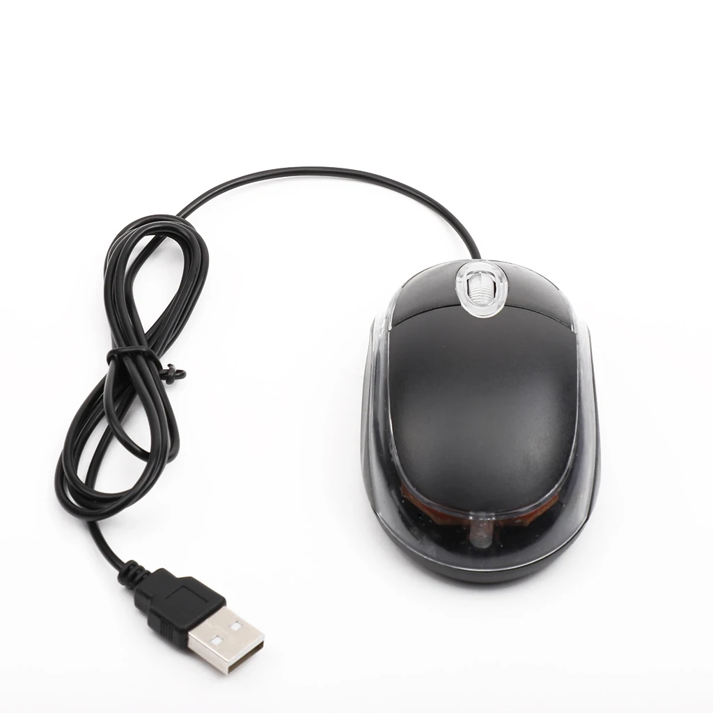 

1pc New Game Engine Micro Switch Usb Wired Mouse Lighting For Computer Laptop Pc