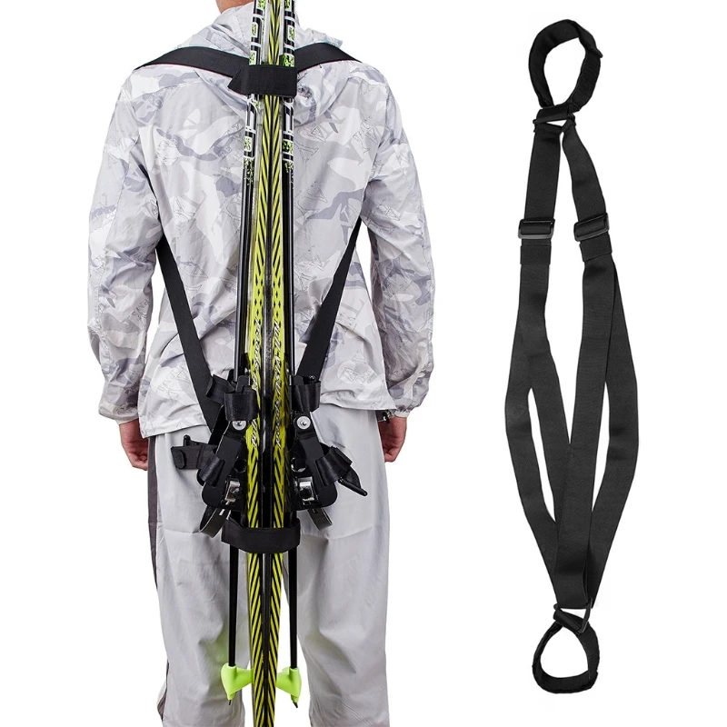 Ski Tote Skis and Poles Backpack Carrier Ski and Poles Carry Sling
