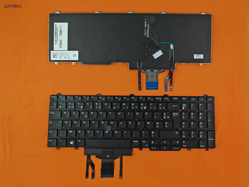 FR French New Replacement Keyboard for DELL Latitude E5550 E5570 E5580 5550 5580 5590 5591 Laptop Backlit with Pointer | Компьютеры и