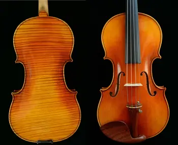 

ACTUAL PHOTO Master Violin Stradivan 1716 Messiah Violin Fabulous Sound 1-P Back