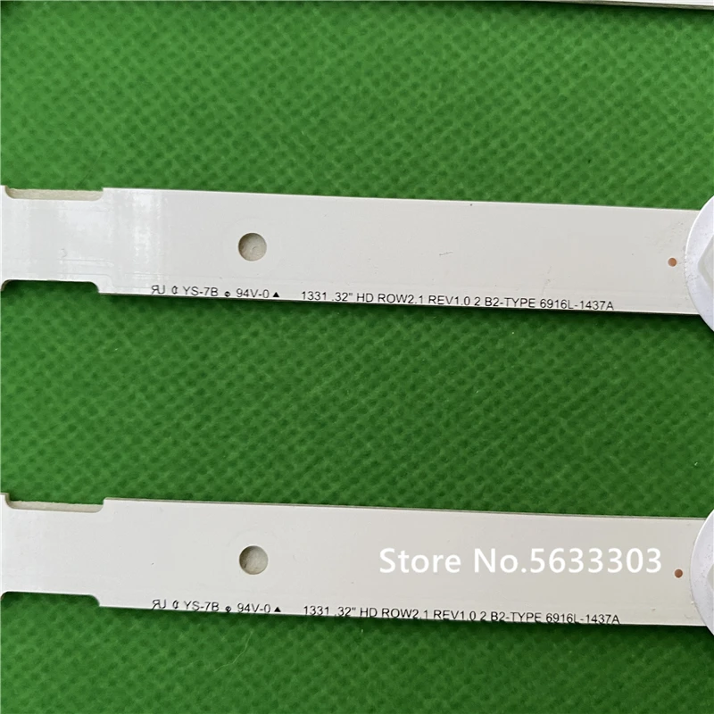 3 шт./компл. x светодиодный подсветка для LG innotek 32 &quotТВ Панель B1/B2 Type V13 6916L 1437A /1438A 63