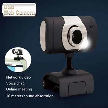 

HD 1080P Webcam Mini Computer PC Web Camera with Microphone Rotatable Cameras for Live Broadcast Video Calling Conference Work