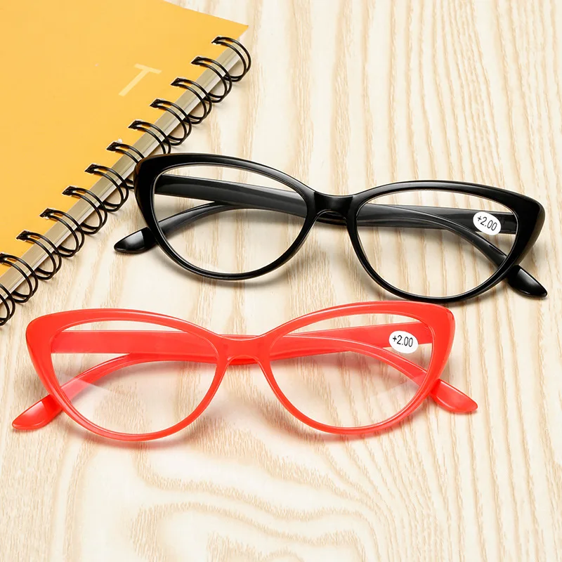 Модные женские очки для чтения «кошачий глаз» компьютерные дальнозоркие Магнитные очки женские+ 1,0+ 1,5+ 2,0+ 2,5+ 3,0+ 3,5+ 4,0+ 408