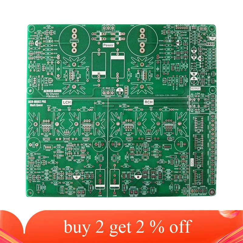 Pre-Amp FET Differential Input Preamplifier Board PCB For Mark Levinson ACR-MQ02 Preamplifier Bare Board