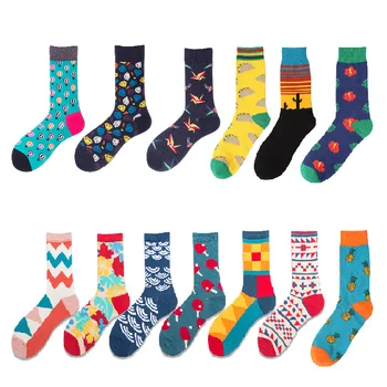 

Creative Sock Men's Crew Man Socks Colorful Unisex Lovers Casual Cotton Warm Sox Fashion Adult Autumn Winter Classic Skarpetki