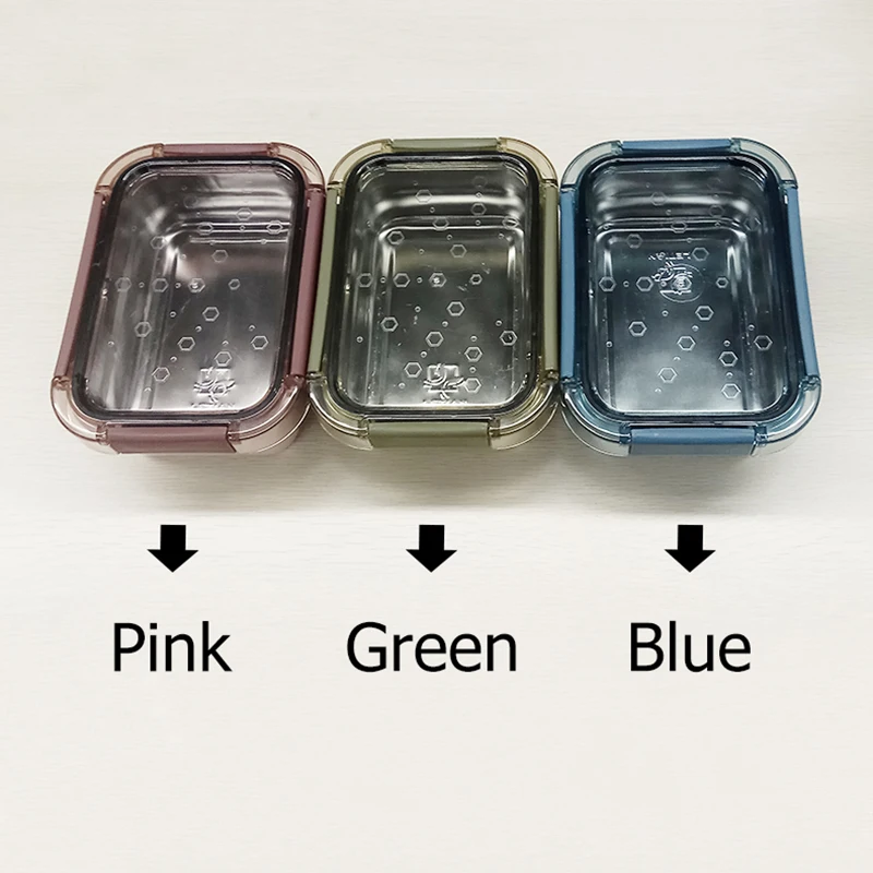 

Snack Box School Office Lunch Box Stainless Steel Bento Box Food Container Storage Box Kitchen Tableware