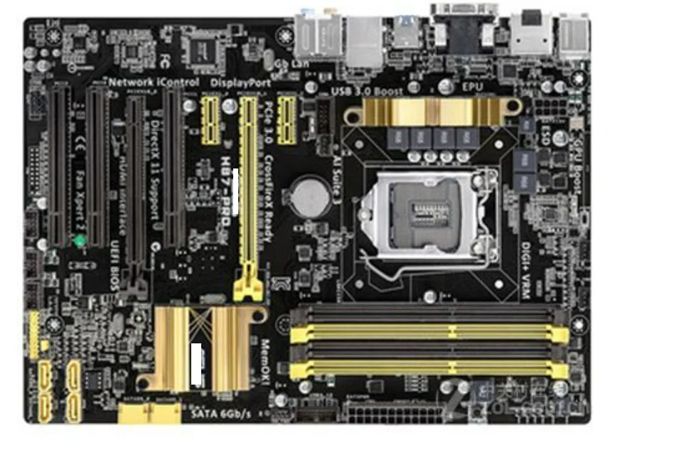 H87-PRO десктопная материнская плата DDR3 LGA 1150 H87 разъем i7 i5 i3 32 Гб SATA3 UBS3.0 | Компьютеры и