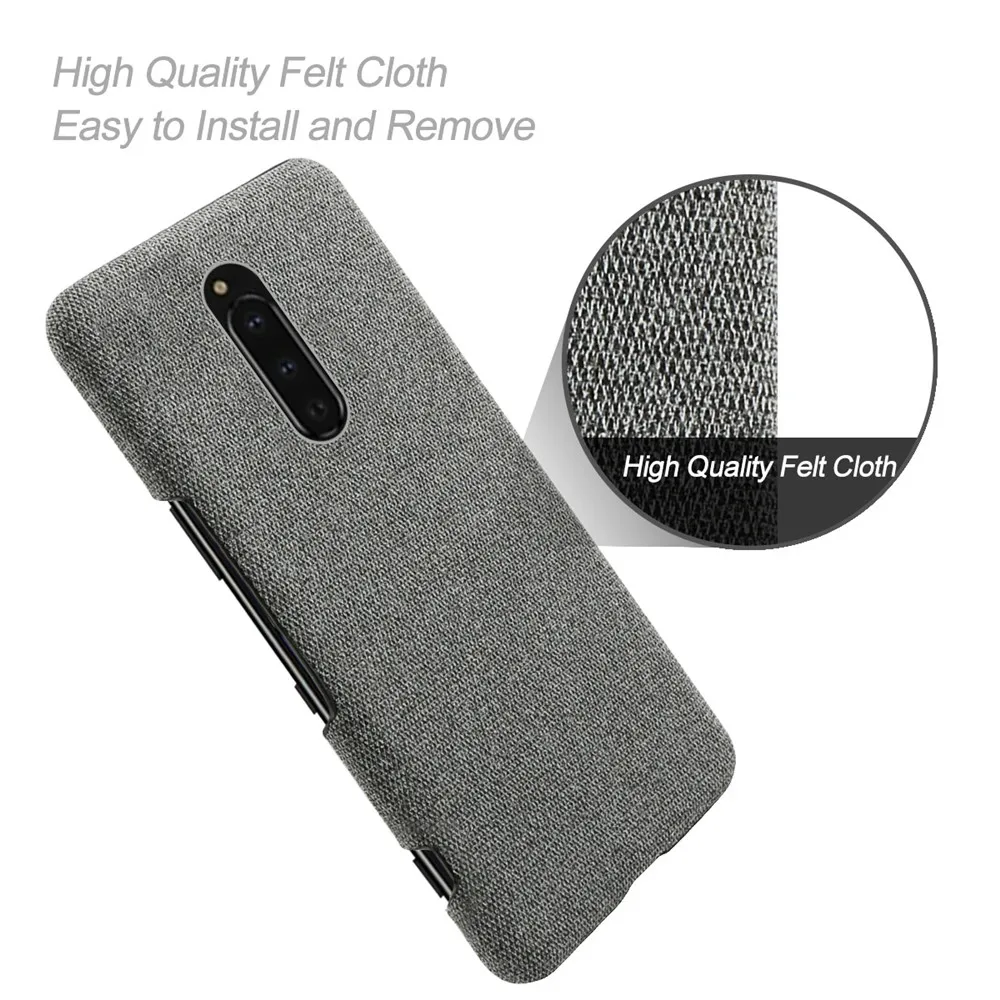 phone belt pouch Anti-slip Ultra Thin Fabric Cloth Case for Sony Xperia 1 Anti-Drop Phone Bag Cover for sony Xperia 1 Xperia1 XZ4 XperiaXZ4 Capa mobile phone cases with card holder