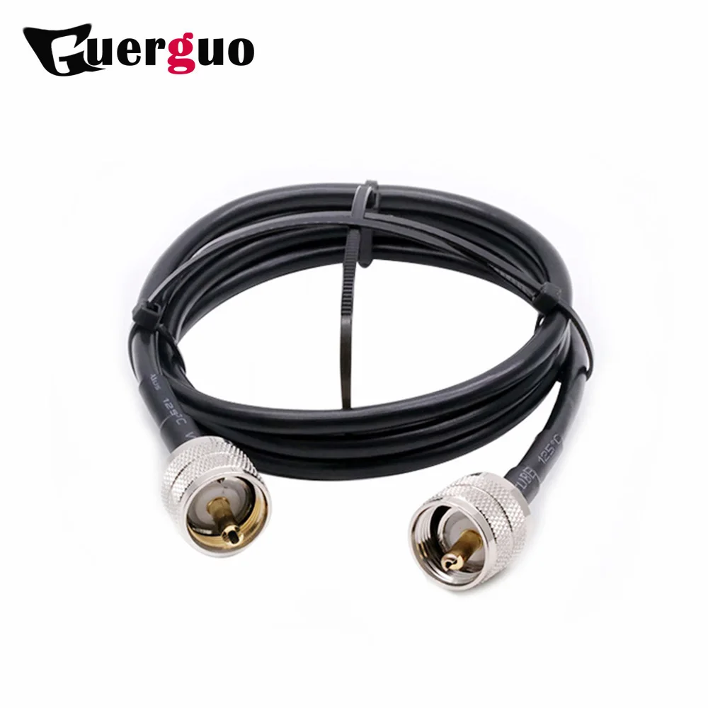 Удлинительный кабель для антенны RG58 UHF PL-259 Male к SO-239 Female PL259 разъем косичка