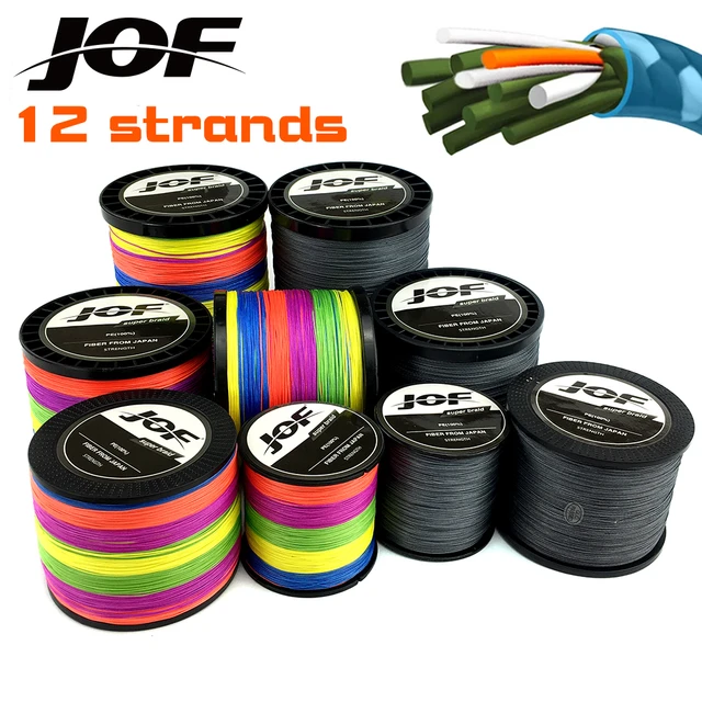 Braided Line 12 Strands, Pe Fishing Line, 1000m 12 Braid