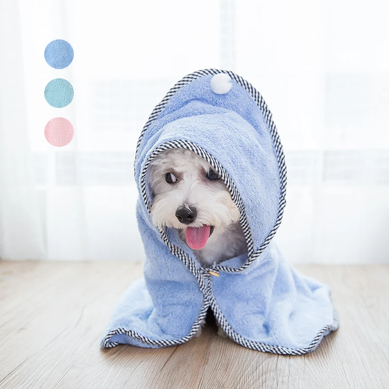 

Hipidog Free Shipping Bath Absorbent Towels for Dogs Microfiber Cute Pet Dog Towel