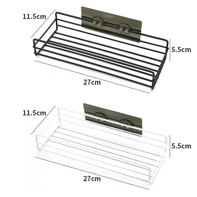 Bathroom Kitchen Punch Corner Frame Shower Shelf Wrought - Temu