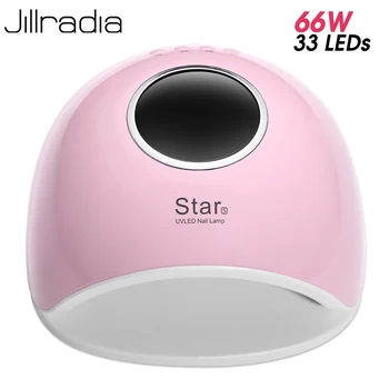 

Jillradia UV Gel Lamp LED Nail Dryer All For Manicure Drying Gel Polish UV Nail Lamp Auto Sensor 10s/30s/60s/99s Nail Art Tools