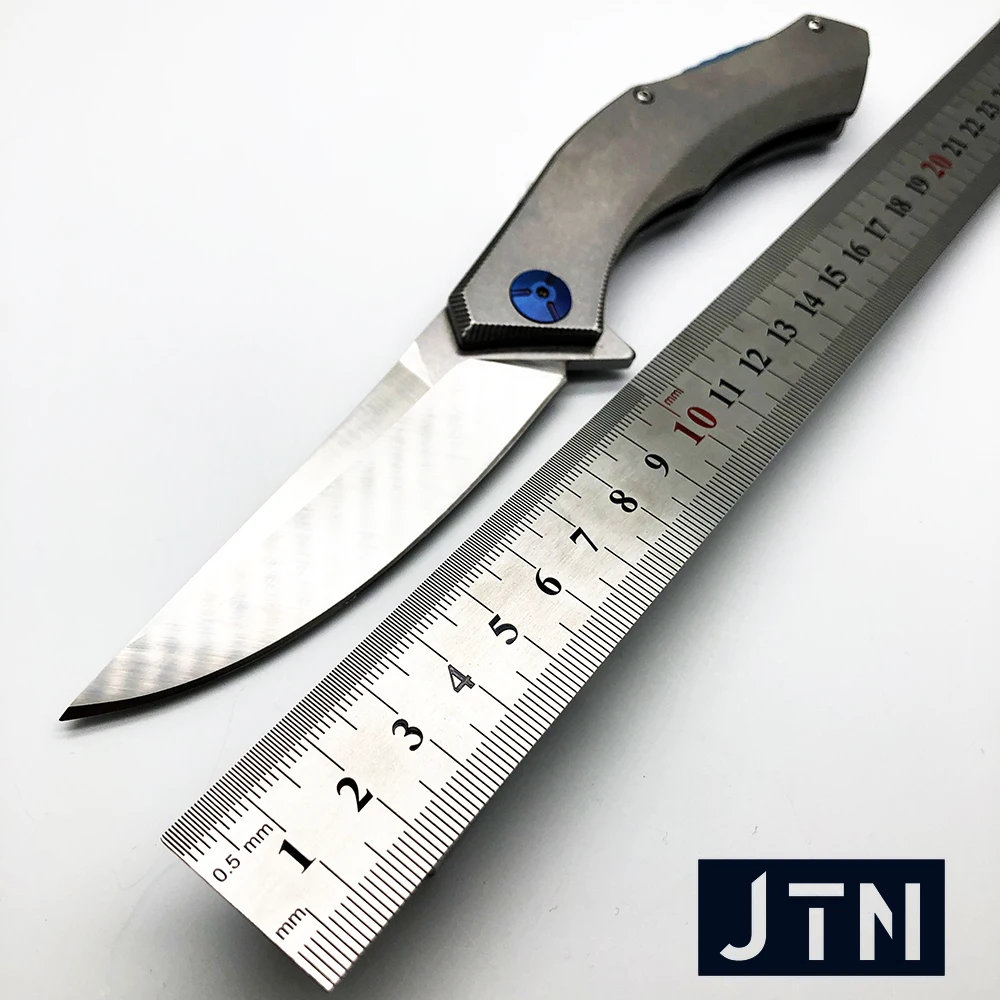 JTN стальной лунный складной нож D2 лезвие стальная ручка охотничьи инструменты EDC