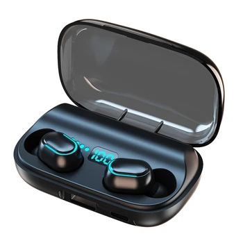 

T11 TWS Earphone Headphone Bluetooth Wireless 9D Surround Stereo Earbuds Wireless Headset PowerBank LED Display For Phones