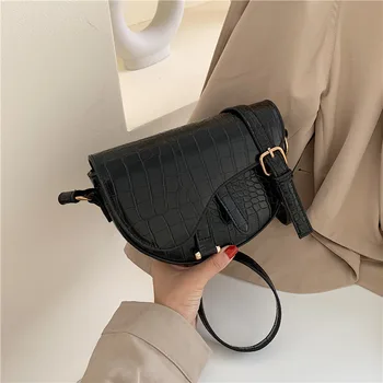 

Alligator Pu Leather Crossbody Bag For Women 2020 Ladies Vintage Small Shoulder Messenger Bag Girls Cross Body Sac A Main Female