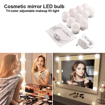

2019 New Eye Makeup Brighten Professional Makeup Mirror LED Light Bulbs For Skoda Octavia A5 A7 2 Fabia Yeti BMW E60 F30 X5 E53