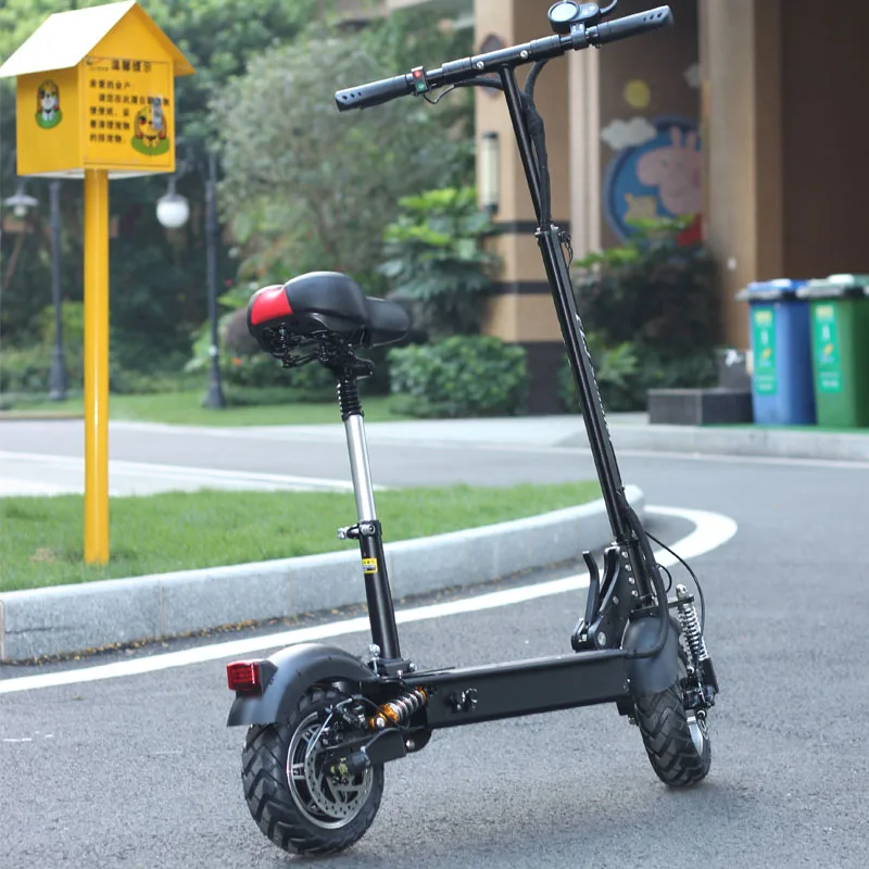 FLJ 1200 Вт Электрический скутер для взрослых с сиденьем 48 В/500 Вт дропшиппинг самокат складной электрический велосипед
