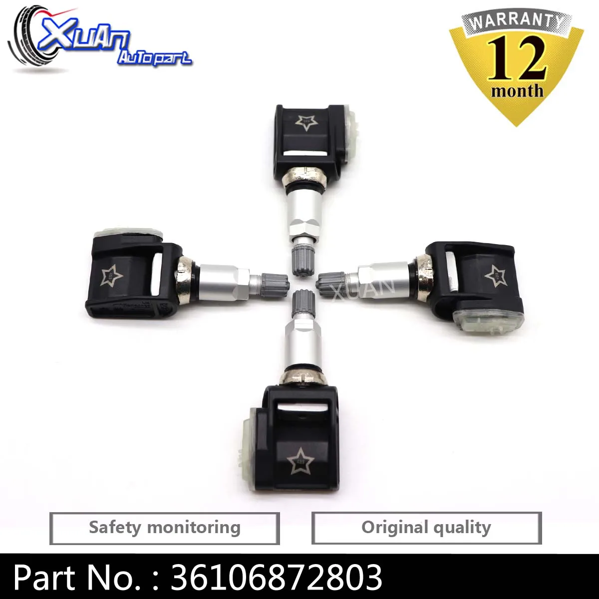 Датчик давления в шинах XUAN датчик TPMS 36106872803 для BMW 5 G30 G31 G38 F90 M5 6 G32 GT 7 G11 G12 X3 G01 X4 G02 X5