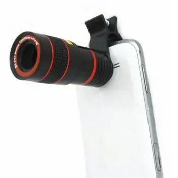 

Universal 8X Optical Zoom Telescope Camera Lens Clip Mobile Phone Telescope For iPhone6 for Samsung for HTC for Huawei Xiaomi 70