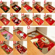 Мягкий Нескользящий Коврик для пола, Рождественская серия ковриков для кухни и ванной комнаты, Прямая поставка