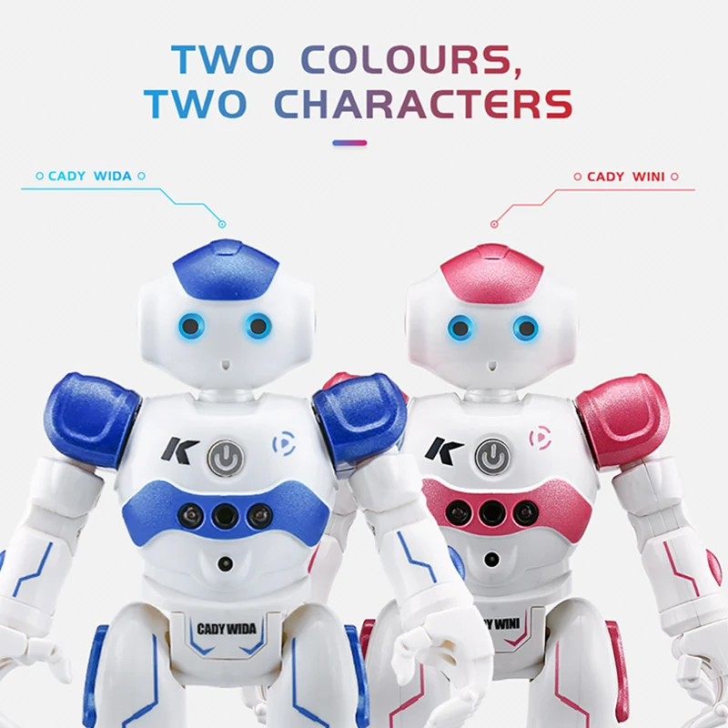 Remote control robot R2 intelligent singing and dancing electric interactive children's educational toys gesture sensor