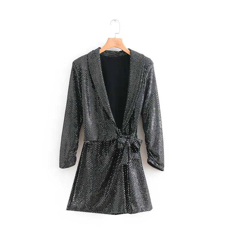 

2018 Western Style Autumn And Winter WOMEN'S Dress New Style Long Sleeve Light Jumpsuit