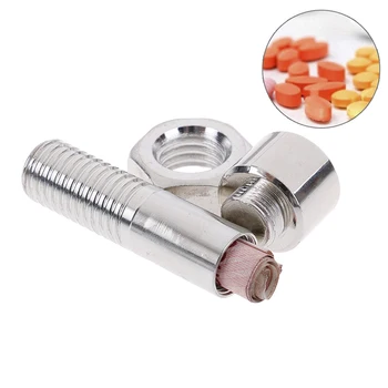 

Screw Shaped Secret Stash Box Hidden Compartment Pill Box Diversion Safe Storage Case Metal Medicine Box Splitters