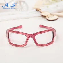 Как натуральный продукт корейский стиль головной убор падение постоянно зубчатые очки Рамка повязки для волос головная повязка давление украшение для волос