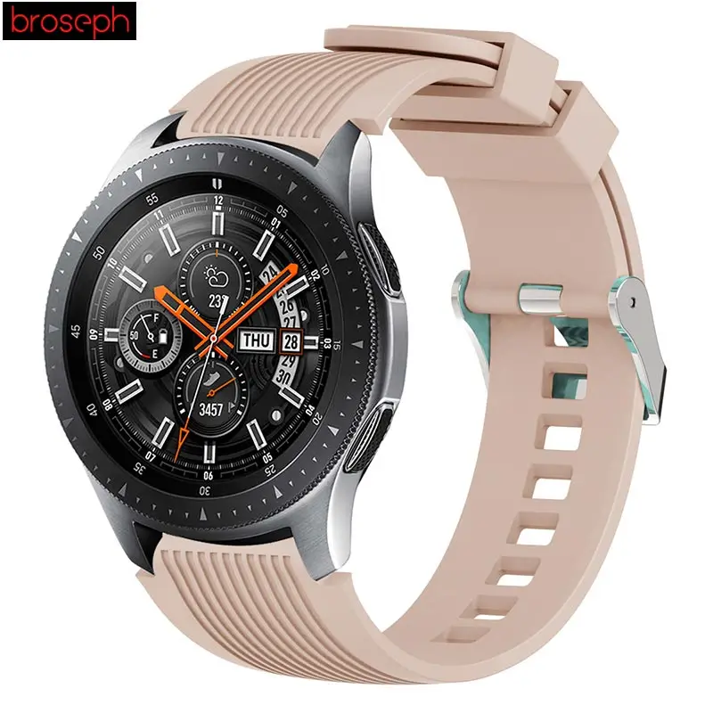 20 мм ремешки для часов samsung galaxy Watch мягкий силиконовый ремень Смарт-часы спортивный браслет на запястье аксессуары для часов