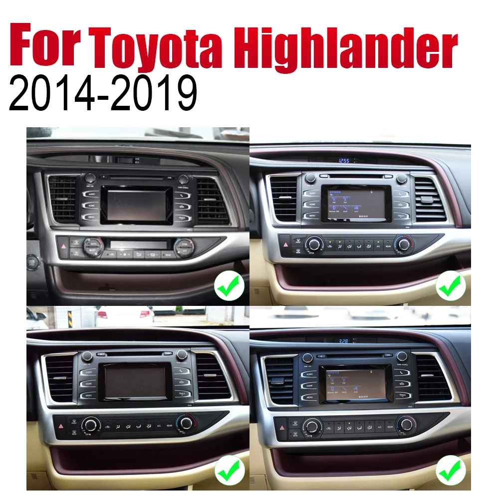 Автомобильный радиоприемник ZaiXi Android стерео GPS навигация для Toyota Highlander / XU50 серии