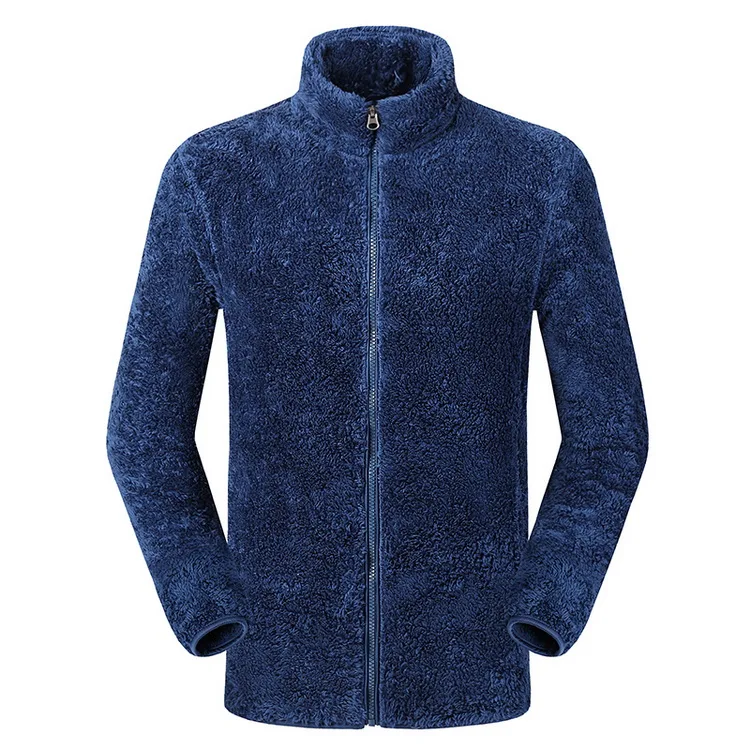 Мягкая флисовая Толстовка для мужчин осень зима молния Свободные Плюшевые облегающие Топы Блузки мужские куртки и пальто толстовки, GA484