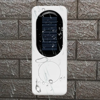 

Energy Saving Solar Powered Wireless Doorbell Durable 52 Ringtones Waterproof Adjustable Volume Home LED Light Charging Hotel