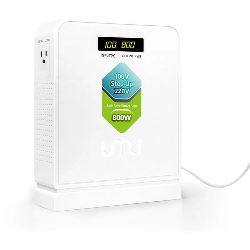 

UMI 800w travel 220v to 110v step down high voltage electrical power transformer converter for American appliances using in Aisa