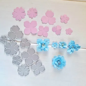 

Cut And Emboss 8pcs/lot 3D Flower Spiral Die Paper Scrapbooking Embossing DIY Craft Dies Spring Stencil Dies