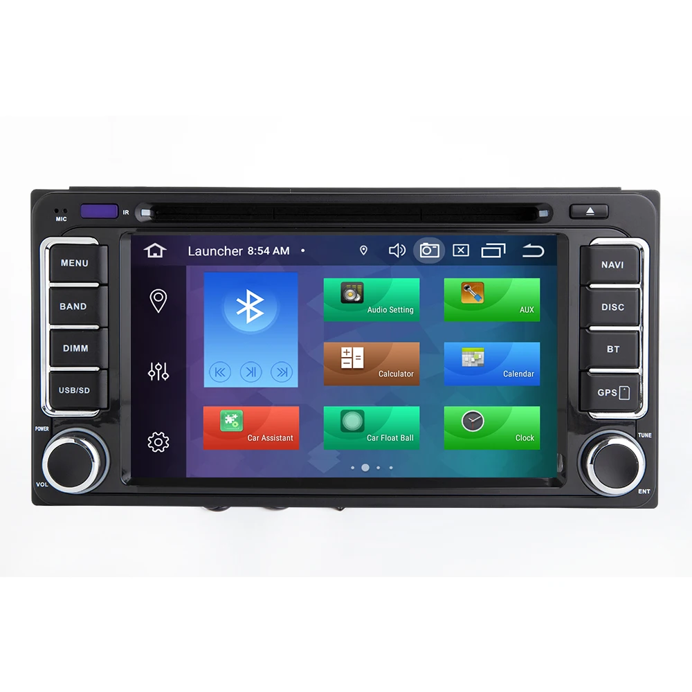 DSP 4G 2 din Android 9 автомобильный Радио мультимедиа для Toyota Land Cruiser 100 200 Prado 120 150 Раш Corolla Hiace Yaris HiluxGPS navi