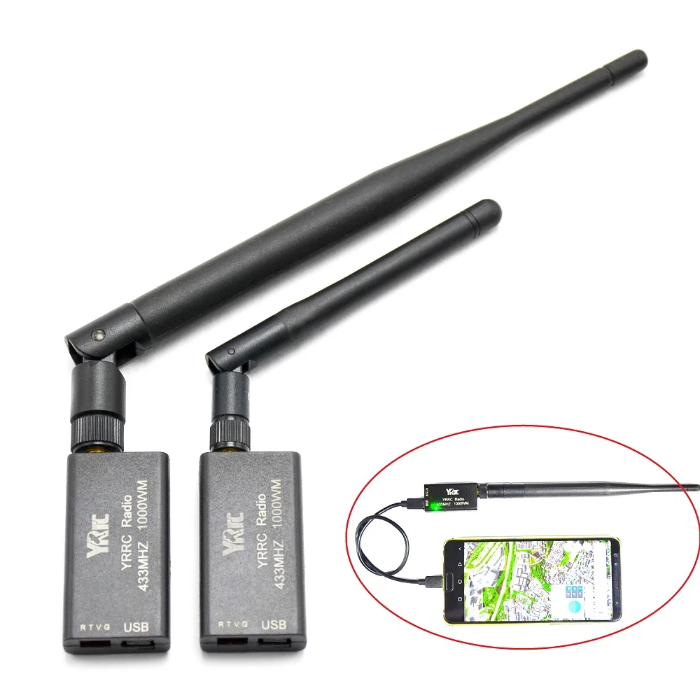 Радиоприемник 3DR радиоприемник 433 МГц МВт Телеметрия TTL и USB-порт расстояние 2-3 км