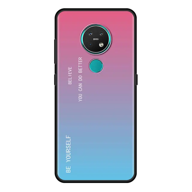 Gradient BE YOURSELF Cell Phone Case for Nokia 5.4 7.2 3.4 5.3 2.3 3.2 8.3 5G 2.4 2.2 4.2 1.3 1.4 C20 G20 X20 Cover Coque B13