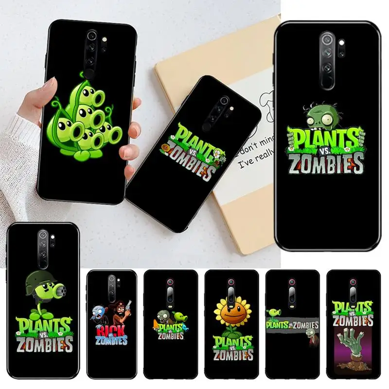 

HPCHCJHM Plants vs Zombies Custom Photo Soft Phone Case for Redmi Note 8 8A 8T 7 6 6A 5 5A 4 4X 4A Go Pro