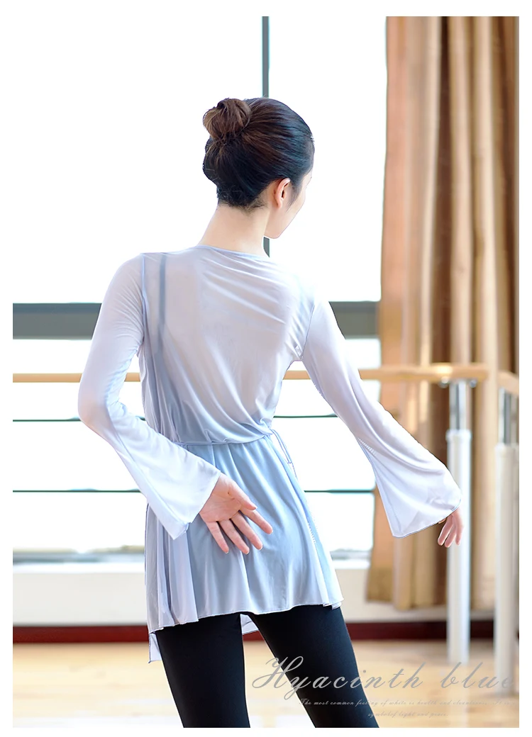 Classical Service Ballet Women's Dance Shayi Adult Female Exercise Clothing Tops Body Charm Clothing Dance Exercise Clothing