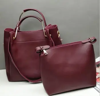 

New fashion concise Women PU totes Leather elegant Handbags Soft Shoulder Bags For Women Messenger Crossbody BagsTop-Handle Bags