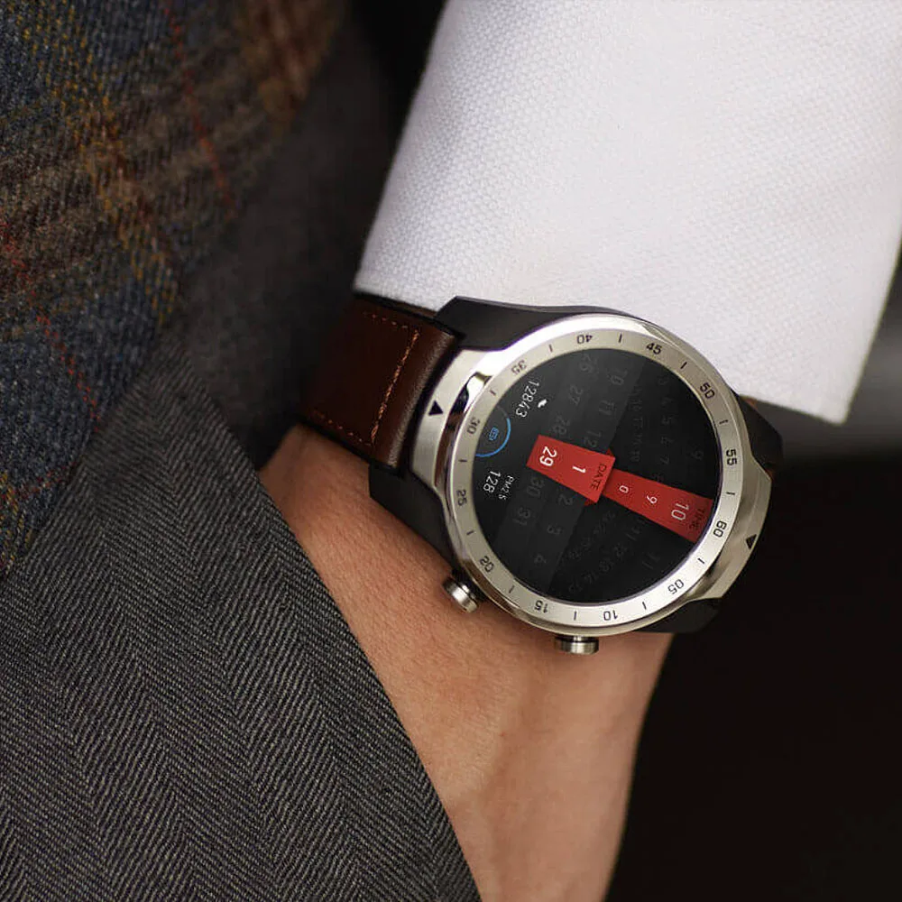 Смарт-часы Ticwatch Pro с Bluetooth, водонепроницаемые Смарт-часы с поддержкой NFC Pay men ts/Google Assistant от Google Smartwatch для мужчин
