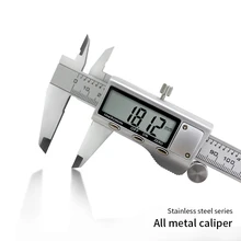 Цифровой штангенциркуль из нержавеющей стали электронный цифровой штангенциркуль 6 дюймов 0-150 мм заводская цена одна штука